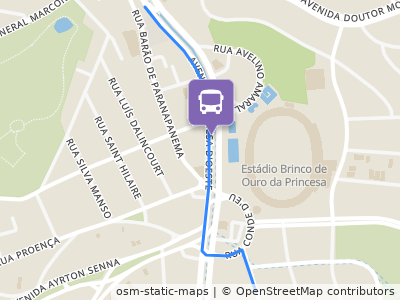 Mapa da parada