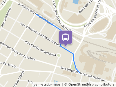 Mapa da parada