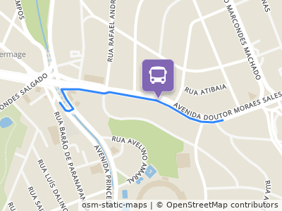 Mapa da parada