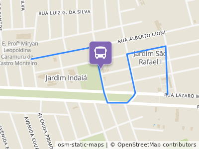 Mapa da parada