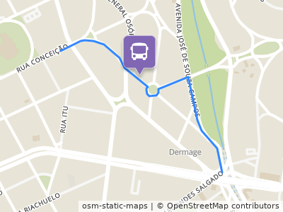 Mapa da parada