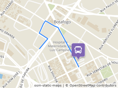 Mapa da parada