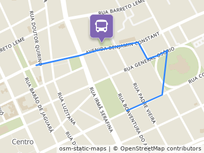 Mapa da parada