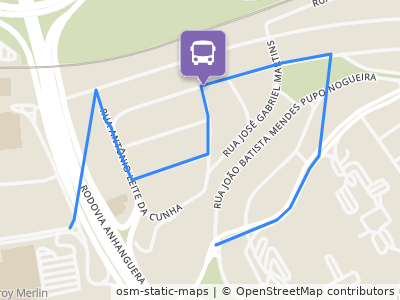 Mapa da parada