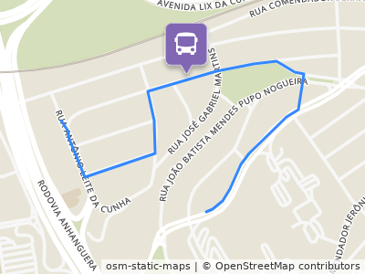 Mapa da parada
