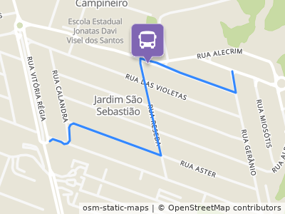 Mapa da parada