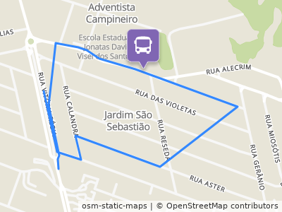 Mapa da parada