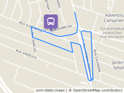 Mapa da parada