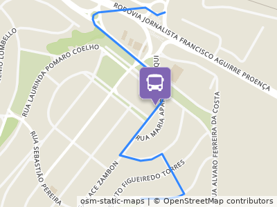 Mapa da parada