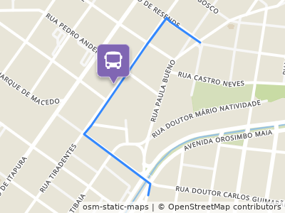 Mapa da parada