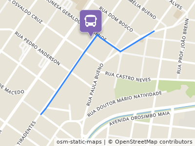 Mapa da parada