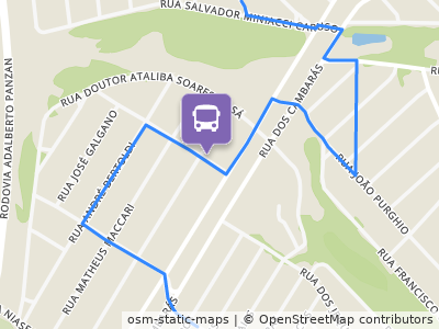 Mapa da parada