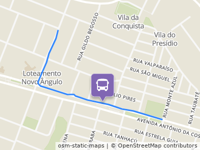 Mapa da parada