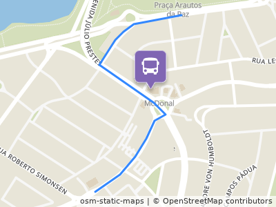 Mapa da parada