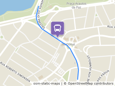 Mapa da parada