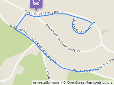 Mapa da parada
