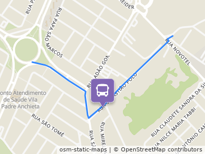 Mapa da parada