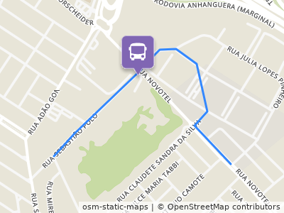 Mapa da parada