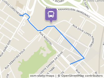 Mapa da parada