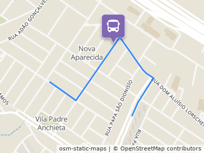 Mapa da parada