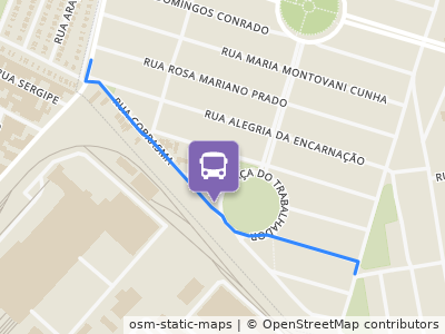 Mapa da parada