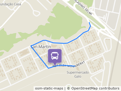 Mapa da parada