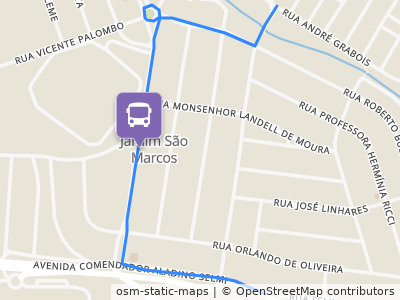 Mapa da parada