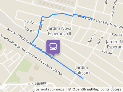 Mapa da parada
