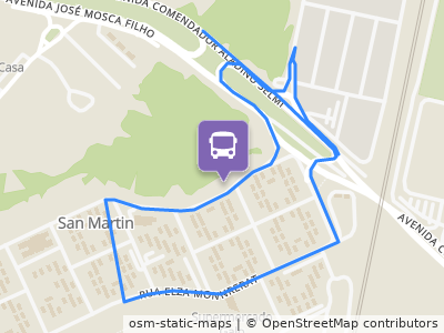 Mapa da parada