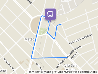 Mapa da parada