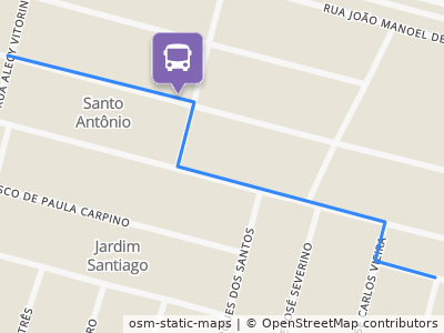 Mapa da parada
