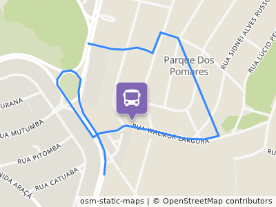 Mapa da parada