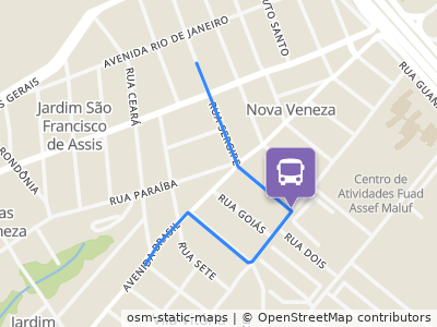 Mapa da parada