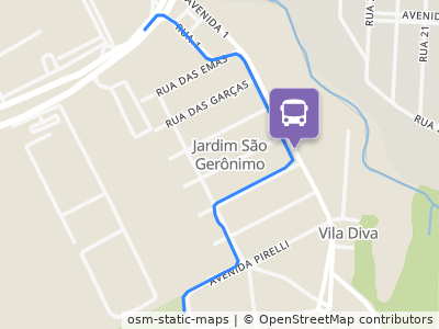 Mapa da parada