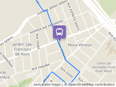 Mapa da parada