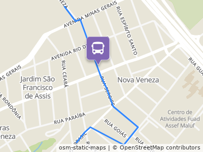 Mapa da parada