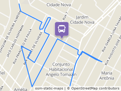 Mapa da parada