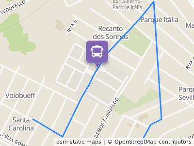 Mapa da parada