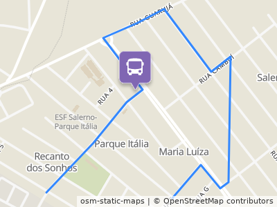 Mapa da parada