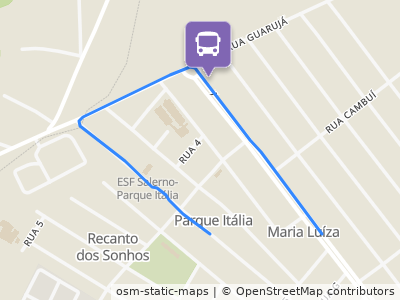 Mapa da parada