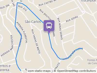 Mapa da parada