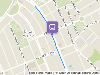 Mapa da parada