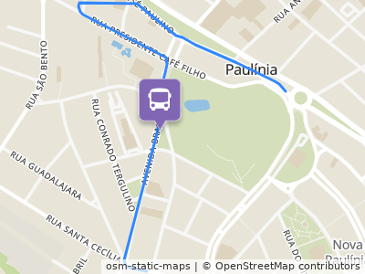 Mapa da parada