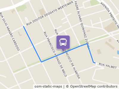 Mapa da parada