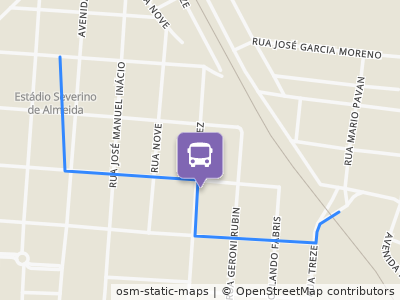 Mapa da parada