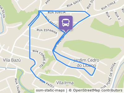 Mapa da parada