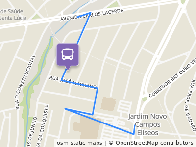 Mapa da parada