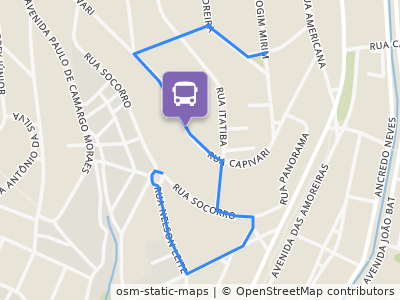 Mapa da parada
