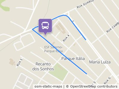 Mapa da parada