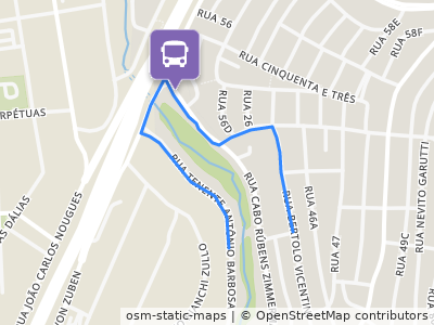 Mapa da parada